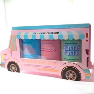 NEW Body Prescriptions Ice Cream Truck Dessert-Inspired Exfoliating Scrub Trio